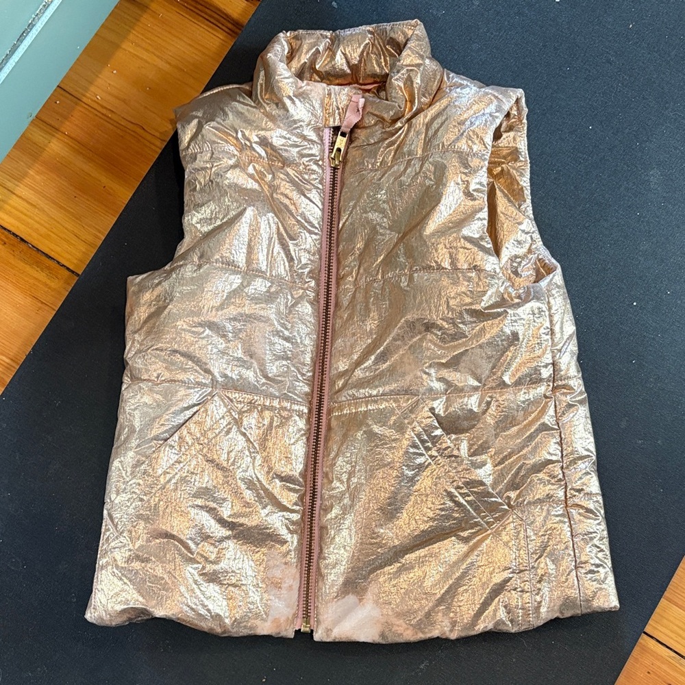 Crewcuts Shimmering Gold Vest for Kids